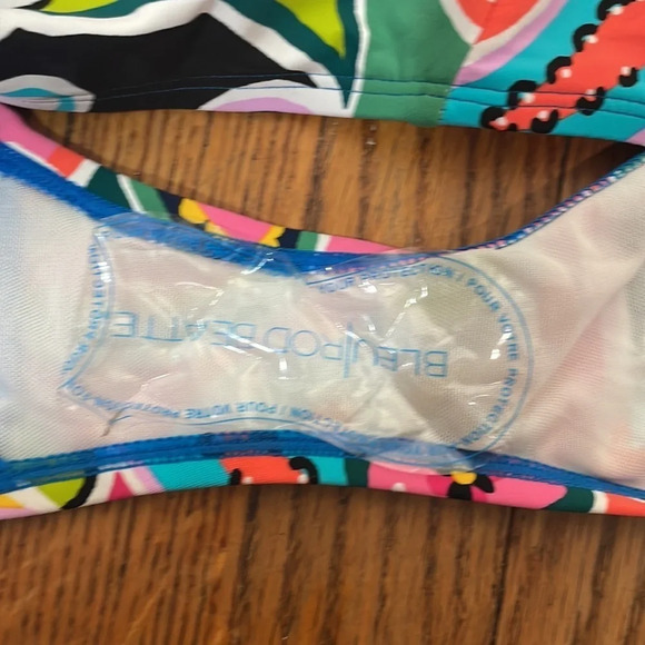 Bleu by Rod Beattie Keyhole Ruched Side Swimsuit Plus Size 20W NWT - Picture 7 of 7